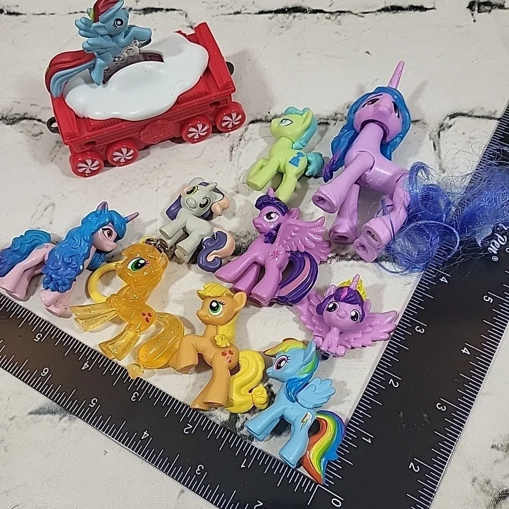 My Little Pony MLP Assorted Mini Figures Lot Of 10‎ Apple Jack Twilight Dash